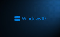 Windows 10 on weave light blue text logo wallpaper 3840x2160 jpg