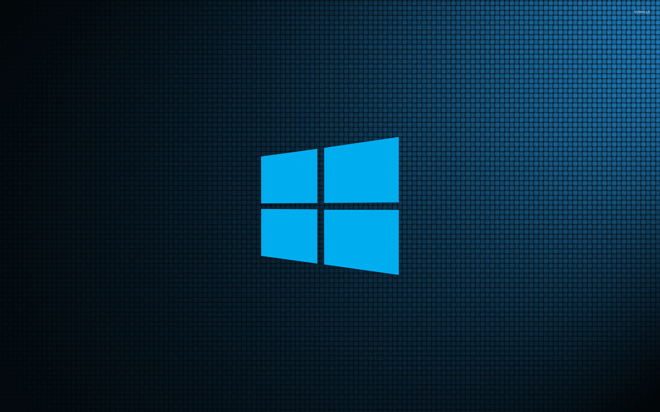 Windows 10 on weave simple logo wallpaper - Computer wallpapers - #46829