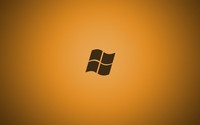 Windows 7 logo on golden background wallpaper 2560x1440 jpg
