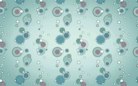 Blue circles and bubbles wallpaper 2560x1600 jpg