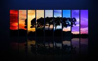 Different sunset shades wallpaper 2560x1600 jpg
