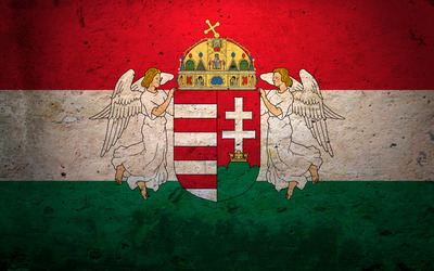Flag of Hungary Wallpaper