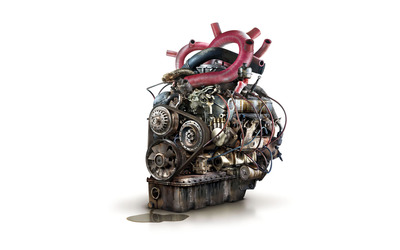 Heart engine wallpaper