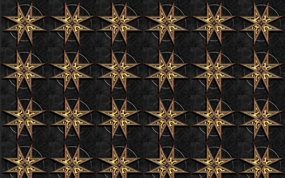 Leopard print on the starry pattern wallpaper
