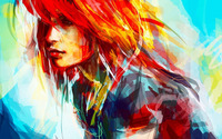 Painting of a woman wallpaper 2560x1600 jpg