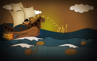 Pirate ship [4] wallpaper 1920x1200 jpg
