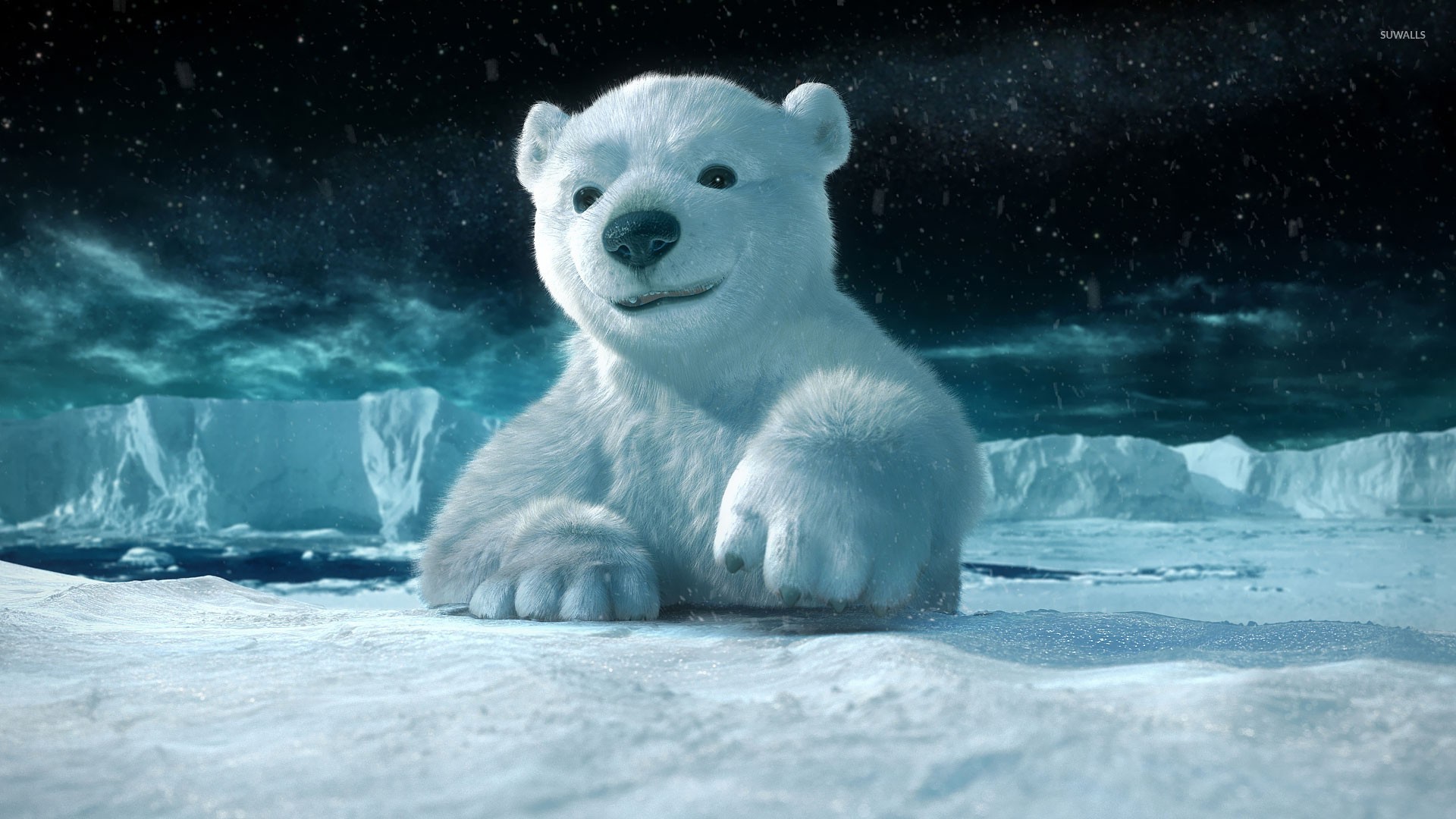 Polar bear cub wallpaper - Digital Art wallpapers - #21154