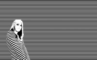 Striped girl wallpaper 1920x1080 jpg