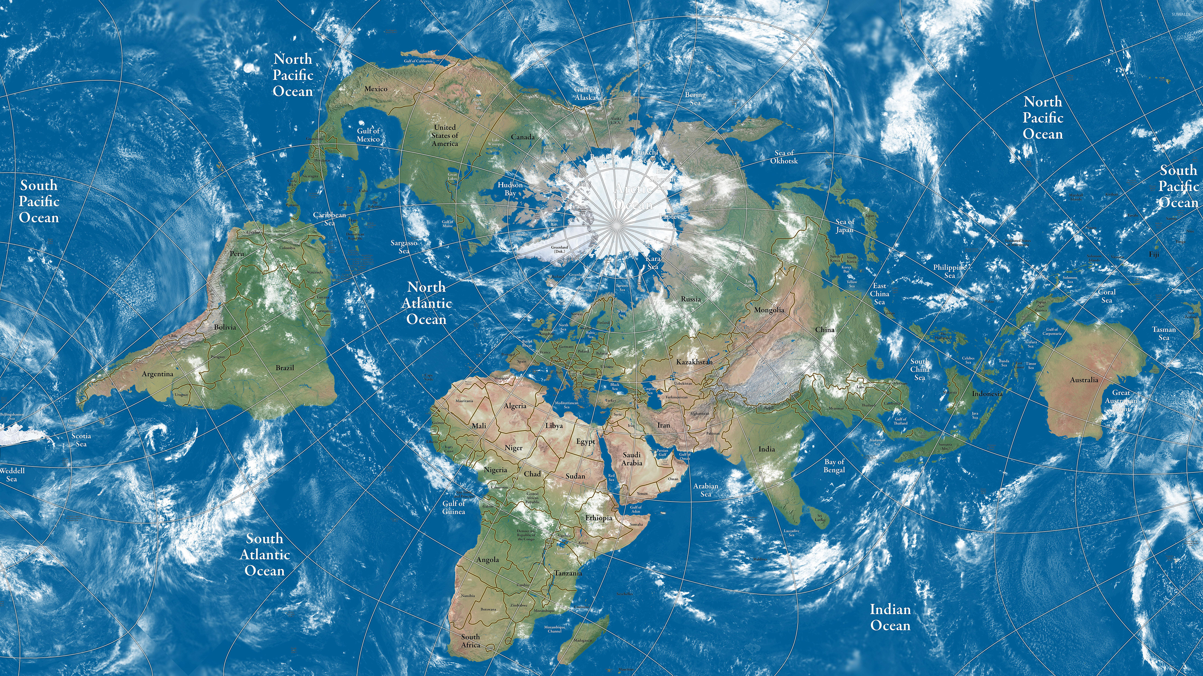 World map [2] wallpaper - Digital Art wallpapers - #42058