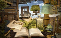 Book filled with adventures wallpaper 1920x1200 jpg