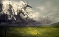 Cloud horses wallpaper 2560x1600 jpg