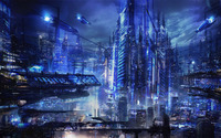 Cyberpunk city wallpaper 1920x1200 jpg