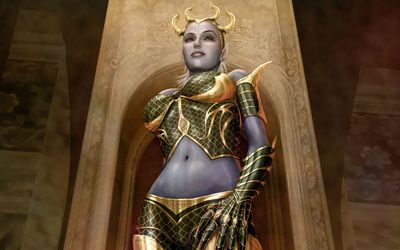Female hero in Legends of Norrath wallpaper