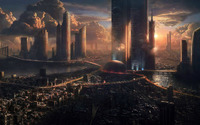 Futuristic City [3] wallpaper 2560x1600 jpg