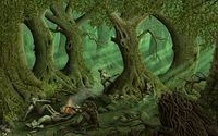 Goblins in the forest wallpaper 1920x1200 jpg