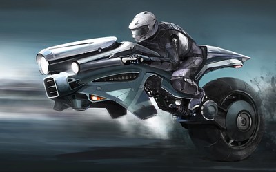 Motorcycle of the future wallpaper
