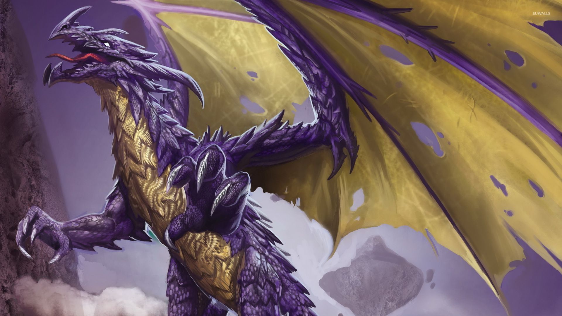 Purple Dragon Wallpapers on WallpaperDog