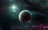 Spaceship and planets wallpaper 1920x1200 jpg