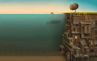 Underwater city wallpaper 1920x1200 jpg