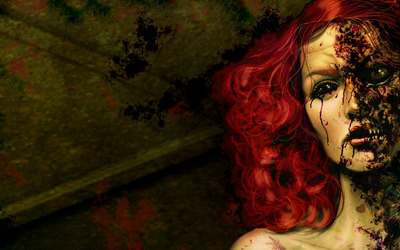 Zombie girl wallpaper