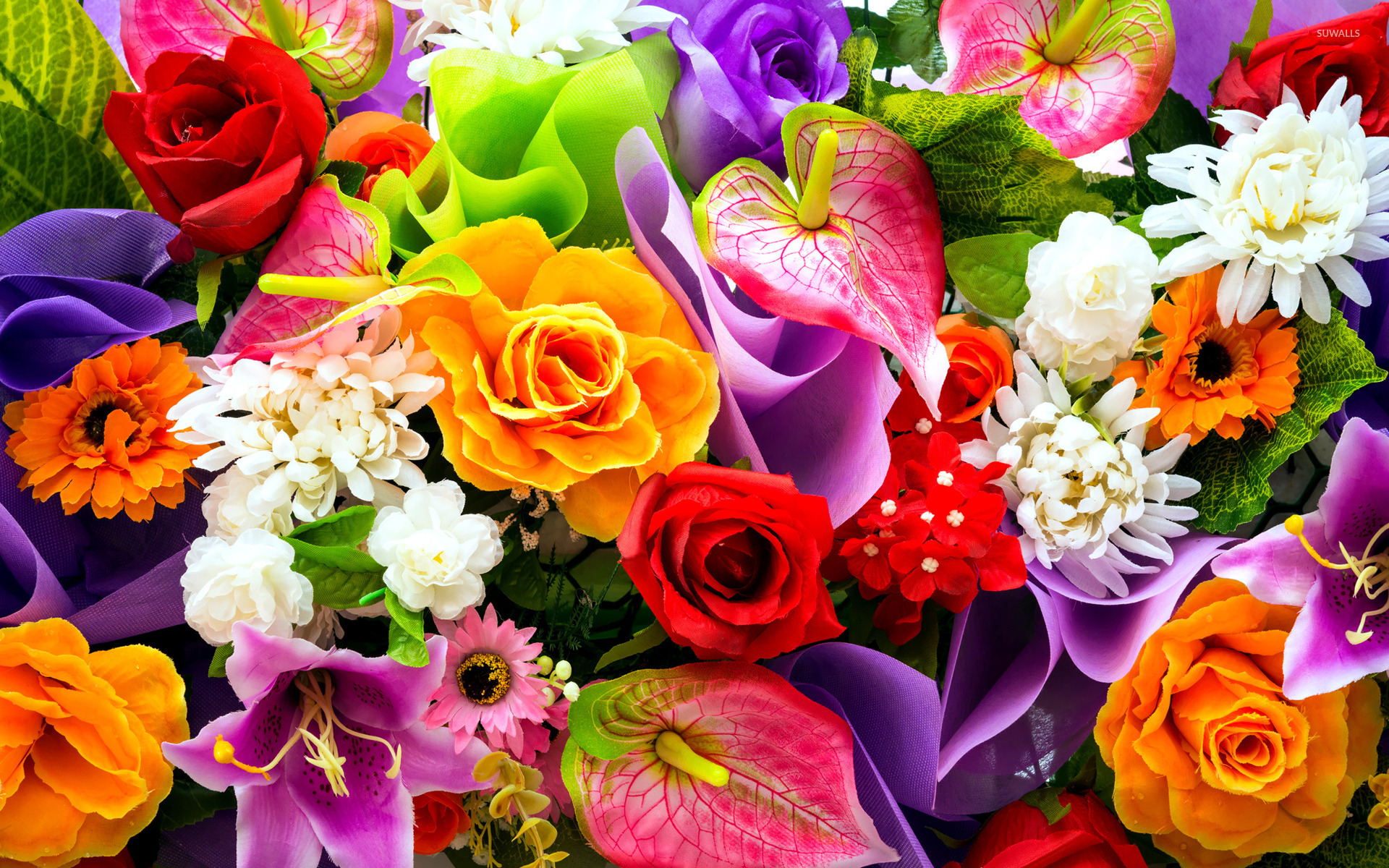 Colorful bouquet wallpaper - Flower wallpapers - #18686
