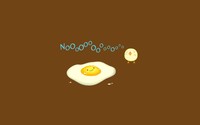 Chick and fried egg wallpaper 1920x1200 jpg