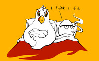 Chicken and the egg wallpaper 1920x1200 jpg