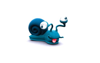 Goofy snail wallpaper