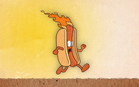 Hot dog on fire wallpaper 1920x1080 jpg