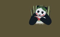 Panda eating watermelon wallpaper 1920x1200 jpg