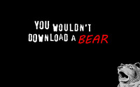 You wouldn't download a bear! wallpaper 1920x1200 jpg