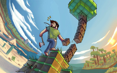 Alt Hi-def Minecraft Wallpaper
