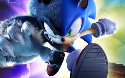 Angry Sonic the Hedgehog wallpaper