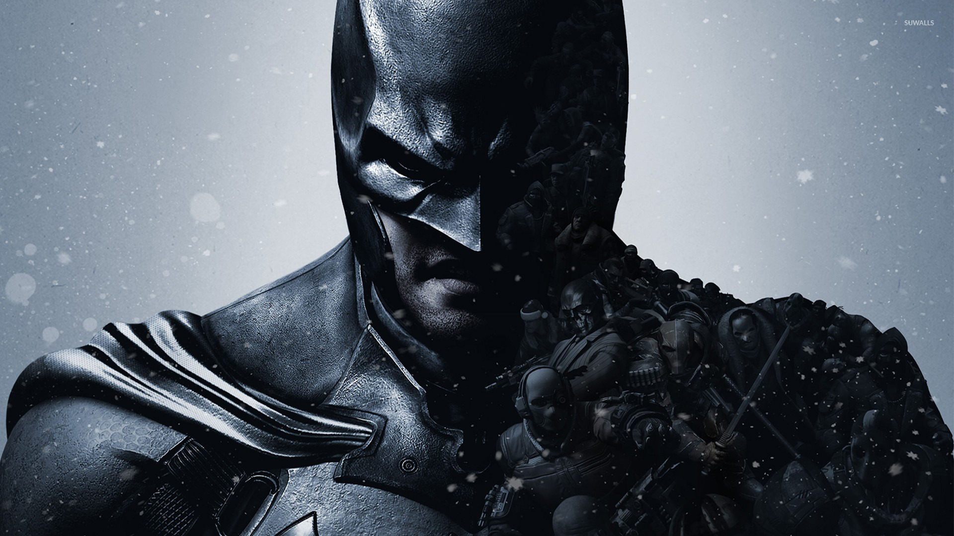 Batman, Deathstroke Black Mask from Arkham Origins Wallpaper