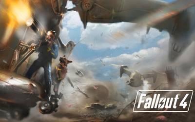Battle in Fallout 4 wallpaper