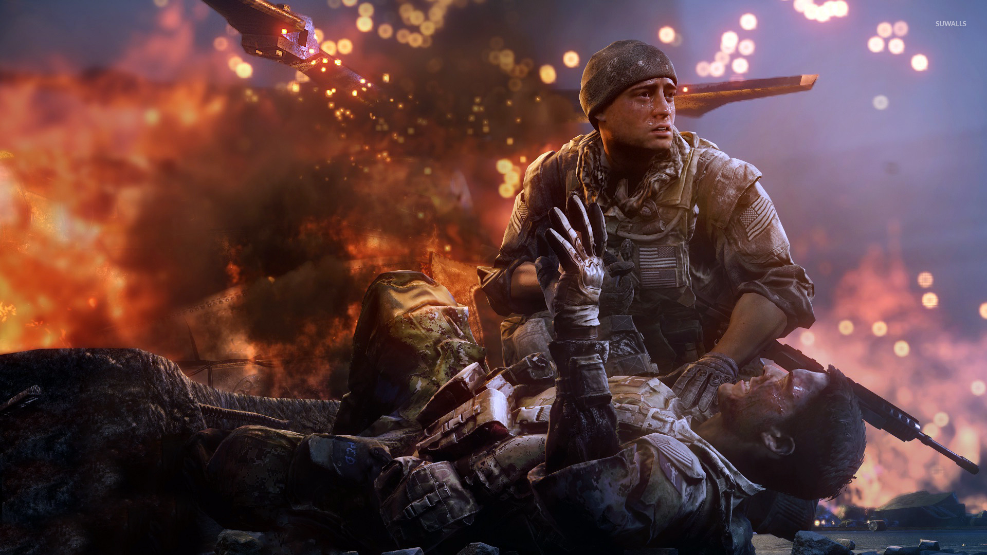 battlefield 4 background 1366x768