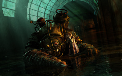 Big Daddy and Little Sister - BioShock wallpaper