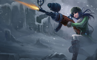 Caitlyn, the Sheriff of Piltover - League of Legends wallpaper