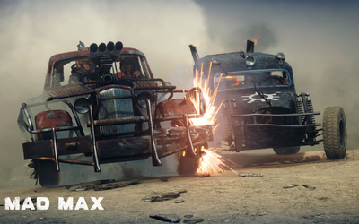 Car combat in Mad Max wallpaper