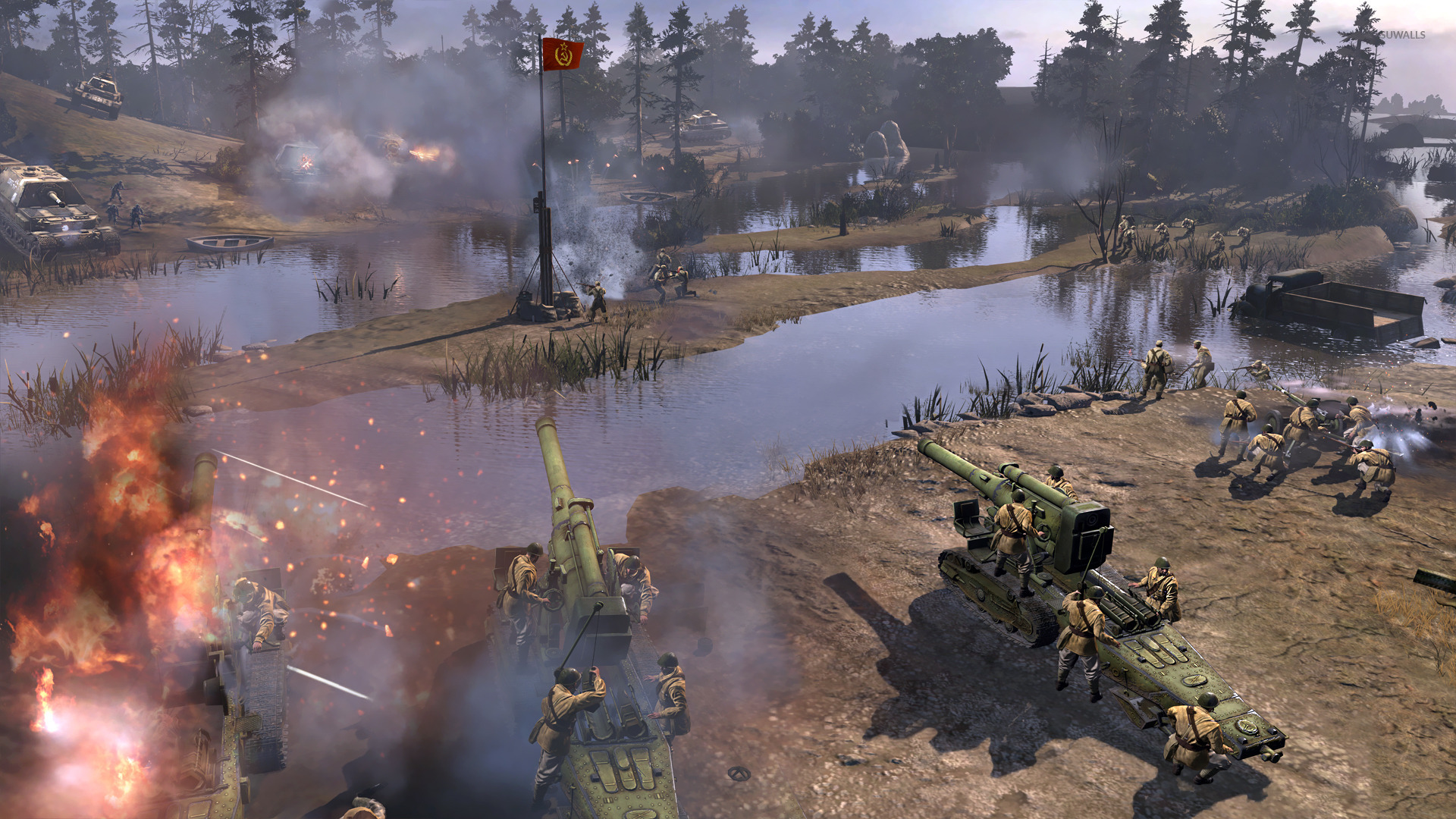 company of heroes 2 the saved game contains dlc