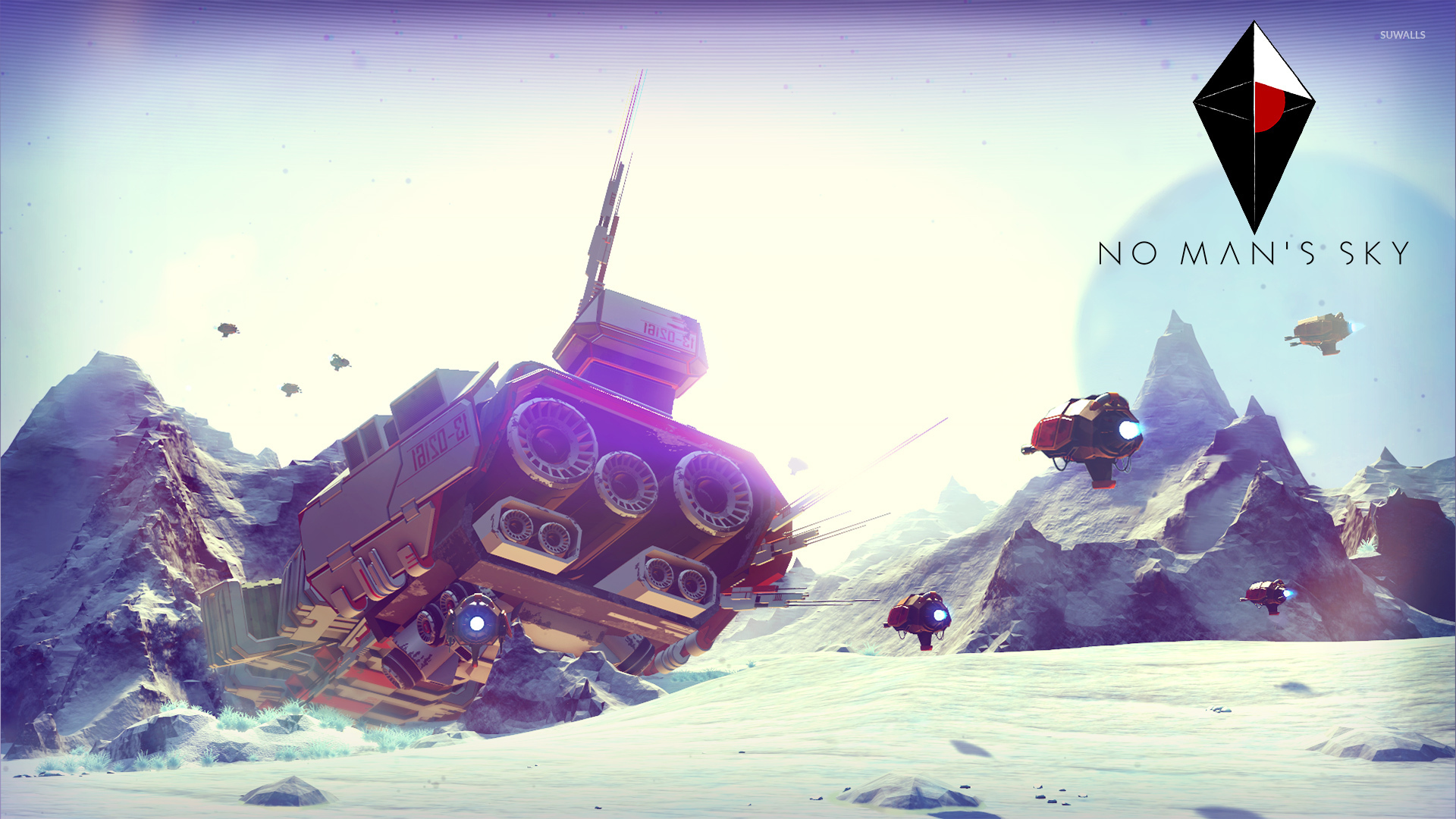 Crashed spaceship in No Man's Sky wallpaper - Game wallpapers - #52704