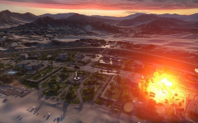 Explosion in Battlefield 3 wallpaper