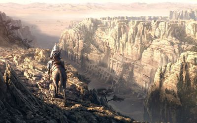 Ezio on the horse - Assasins's Creed wallpaper