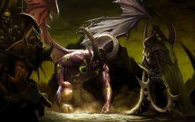 Fallen demon in World of Warcraft wallpaper
