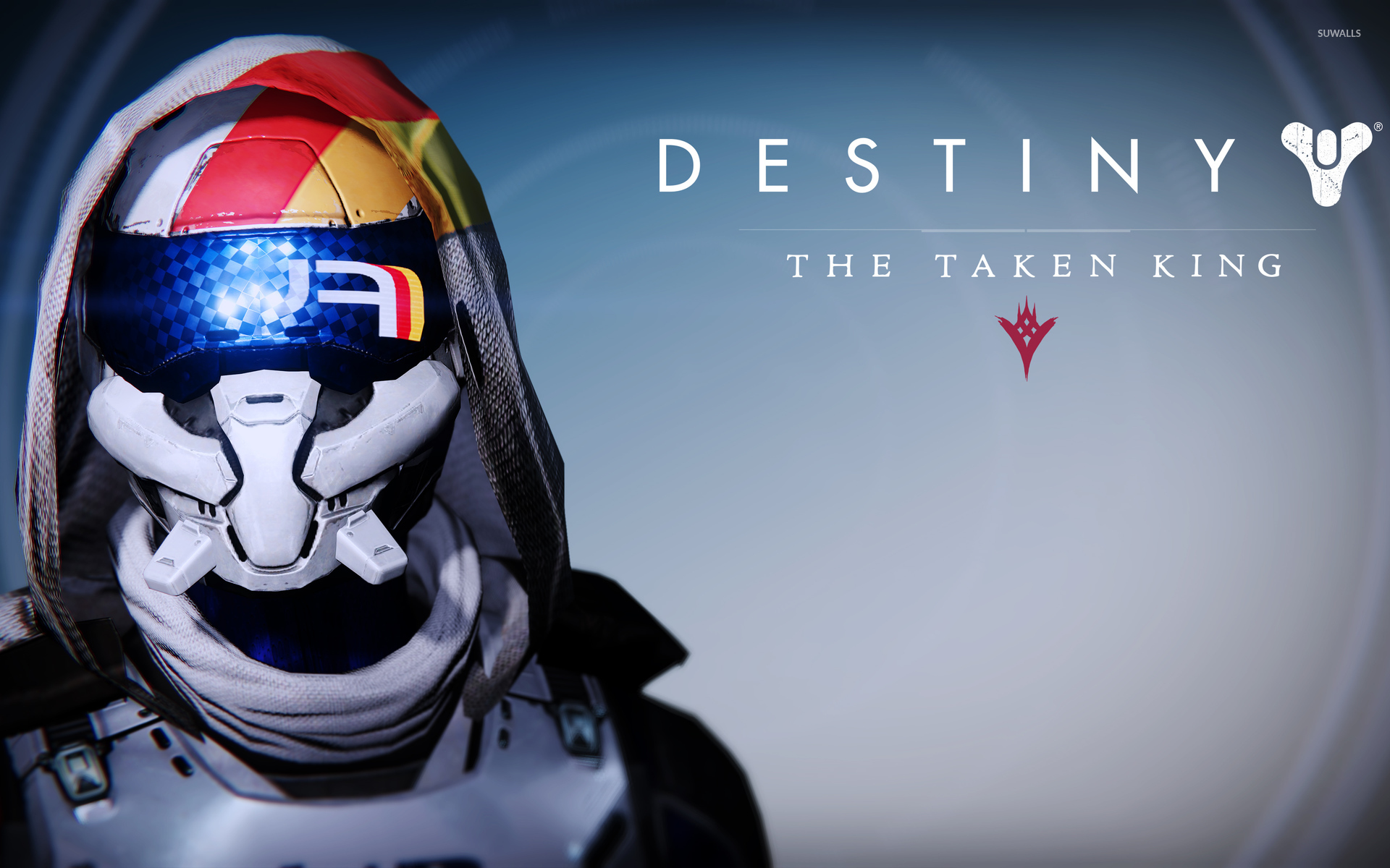 destiny hunter helmet off