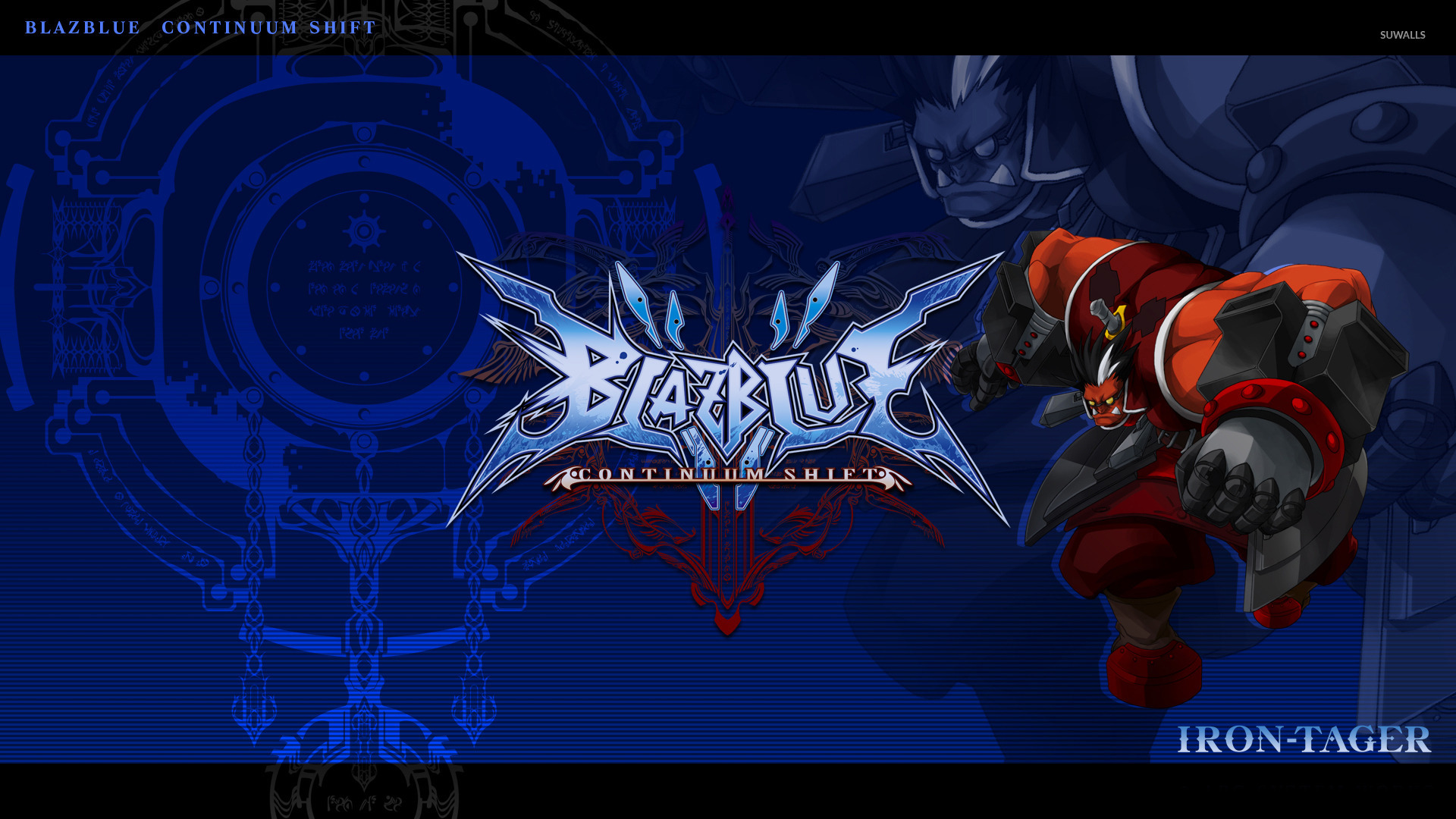 Iron er Blazblue Continuum Shift Wallpaper Game Wallpapers