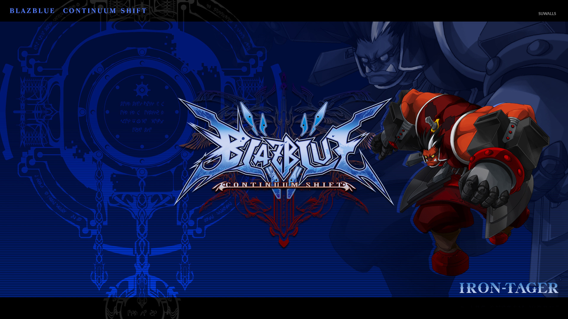 Iron Tager Blazblue Continuum Shift Wallpaper Game Wallpapers