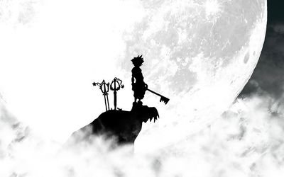 Kingdom Hearts 3 warrior on the cliff Wallpaper