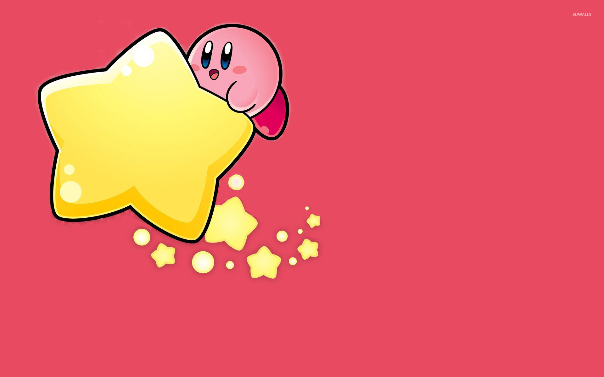 Cute Kirby Flowers Desktop Wallpaper - Cool Kirby Wallpapers 4K