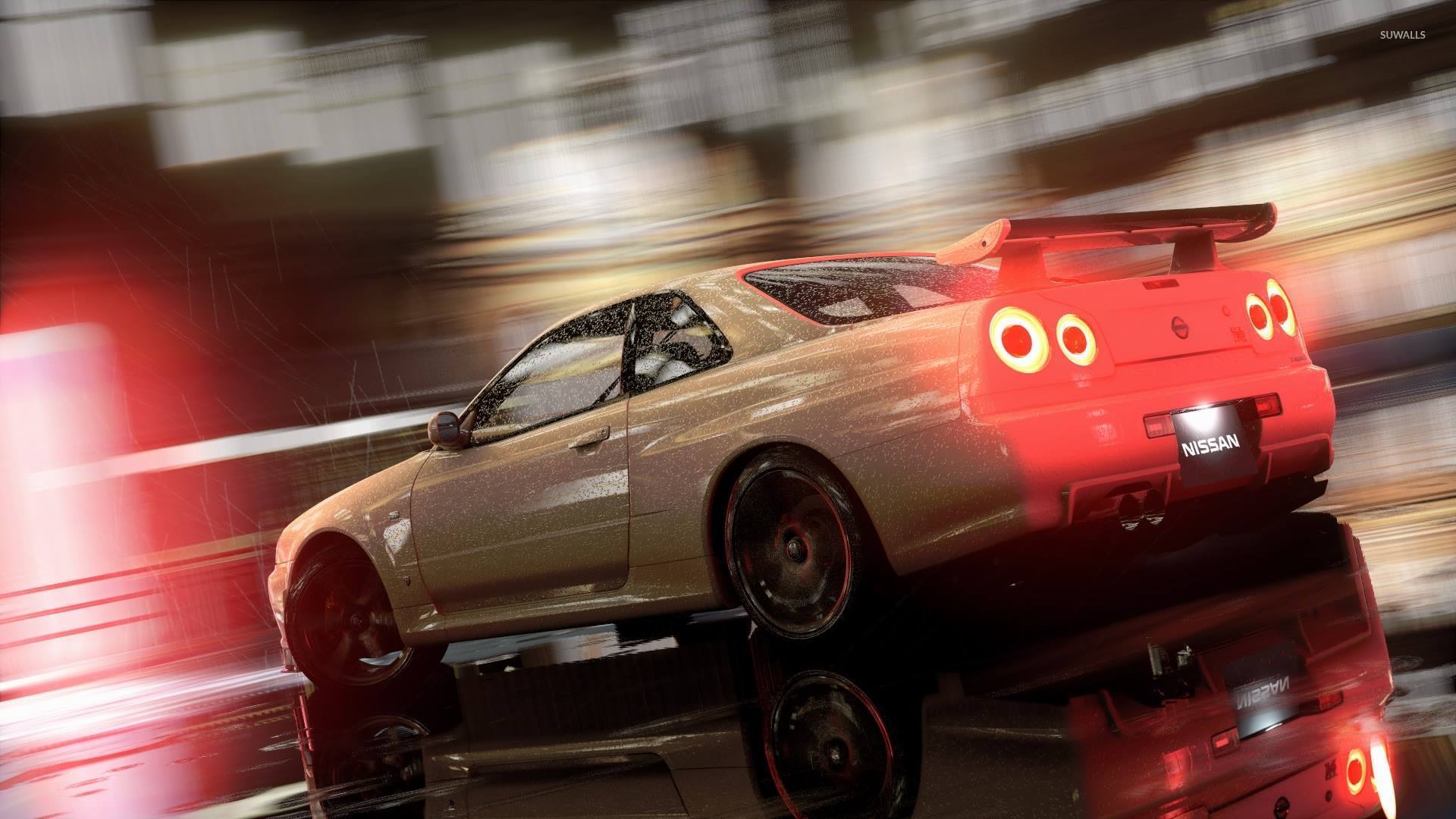 Nissan Skyline On A Wet Road In Driveclub Wallpaper Game Wallpapers 53315